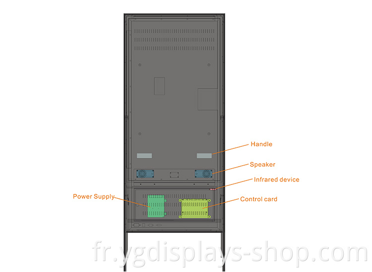 Portable lcd signage